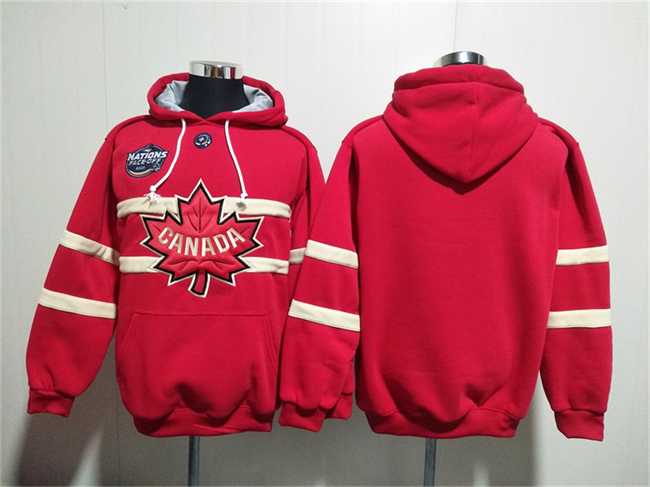 Men's Team Canada Blank Red Ageless Must-Have Lace-Up Pullover Hoodie,We sell and wholesale Men's Team Canada Blank Red Ageless Must-Have Lace-Up Pullover Hoodie on line form chian!
